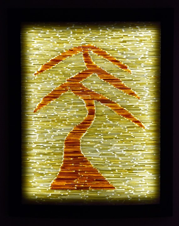 -4-<br>Cédrus fa megvilágítva 8 x 60 cm <br> 1375 Euro